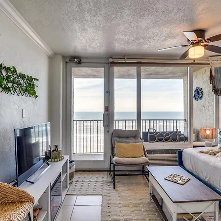 Top-Floor Beach Condo With 2 Oceanfront Balconies! Daytona Beach Exterior photo