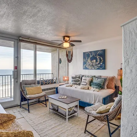 Top-Floor Beach Condo With 2 Oceanfront Balconies! Daytona Beach Exterior photo