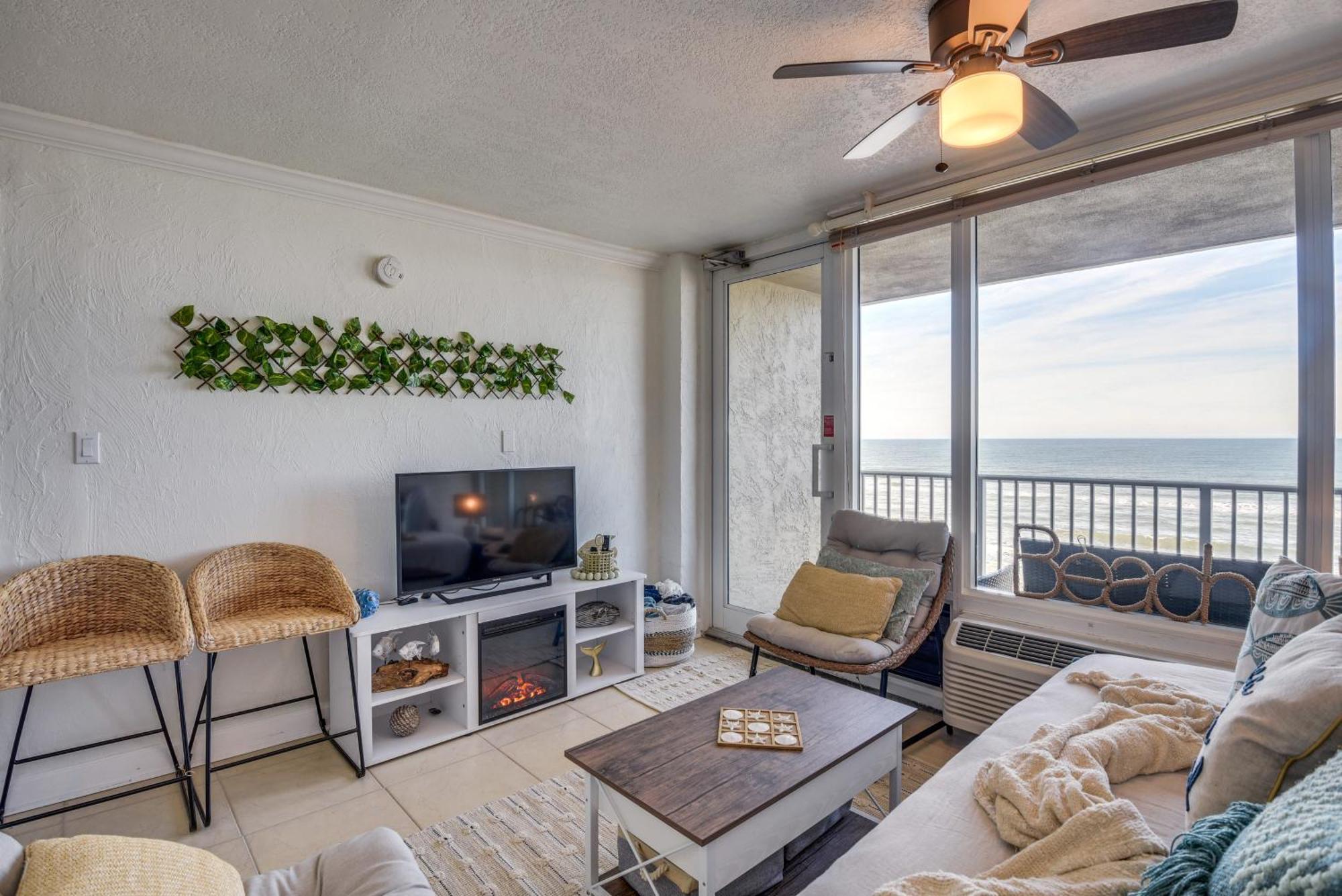 Top-floor With 2 Oceanfront Balconies! Apartment Daytona Beach